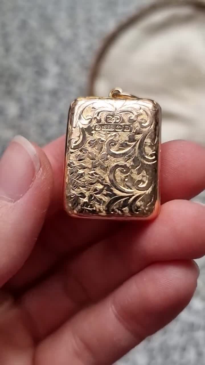 英国　Birmingham 　K9 　1911年　locket 英国 Birmingham K9 1911年 locket（Antique Edwardian