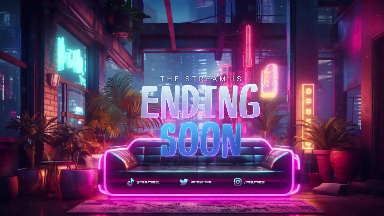 Neon Flow Stream Screens