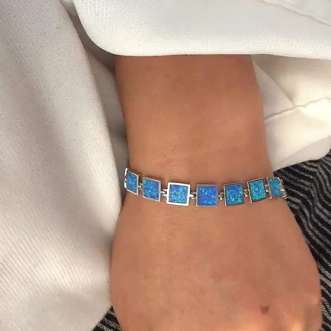 Bamoer 925 Sterling Sliver Ring Anel De Fita Natural Devil's Eye Seal Jóias De Moda Para Mulheres I.325735487