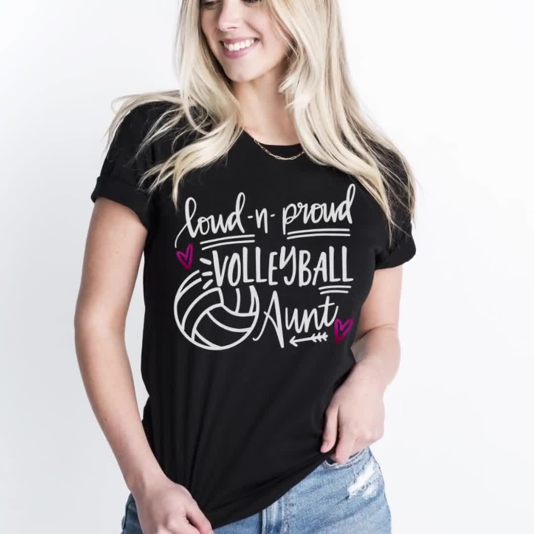 volleyball aunt t shirt