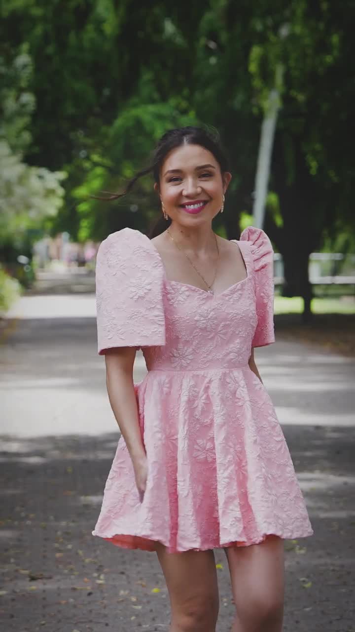 modern filipiniana mini dress Love Mini Filipiniana Dress Red