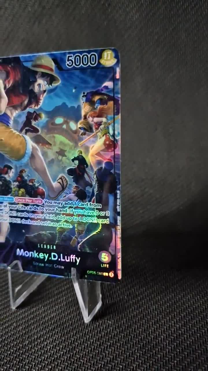 One Piece Proxy Card Holo - Monkey.d.luffy OP05-060 Leader Card