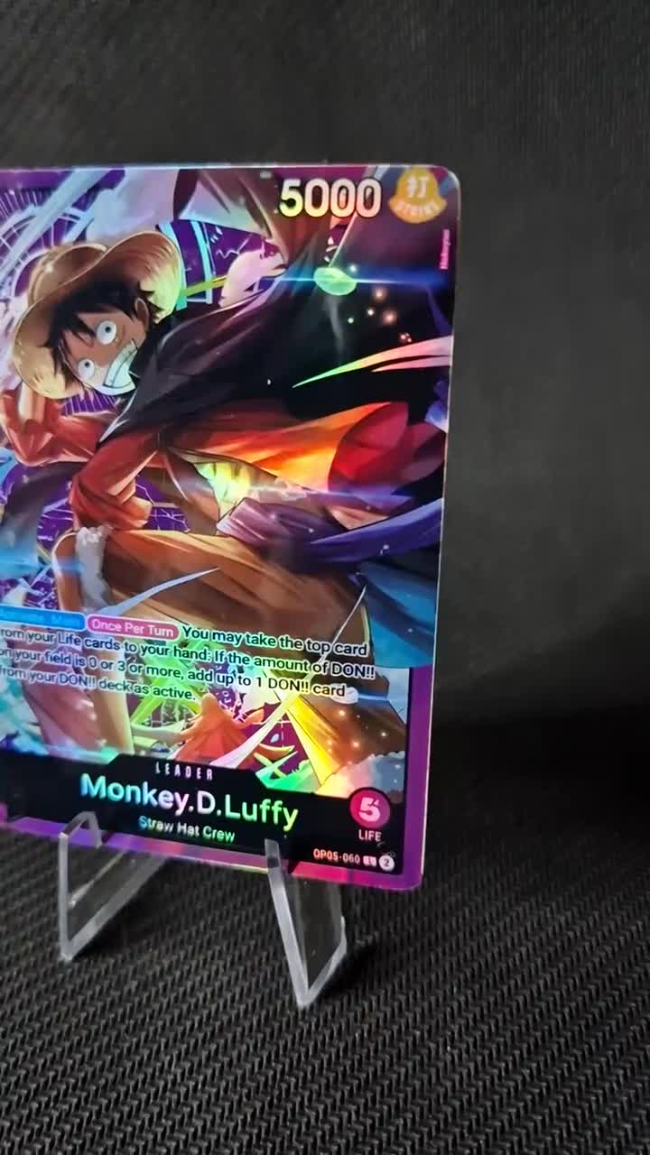 One Piece Proxy Card Holo - Monkey.d.luffy OP05-060 Leader Sound