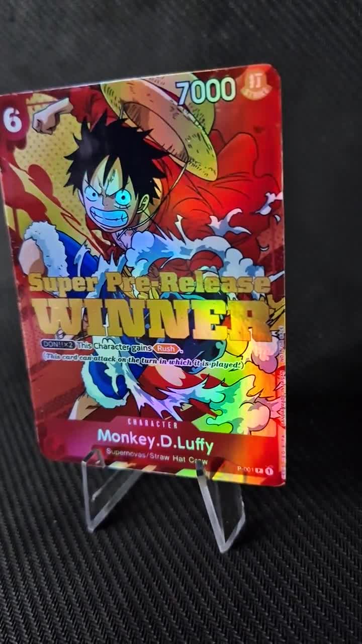 ONE PIECE カードゲーム Pre-Release Winner 海外 Monkey.D.Luffy (Super Pre-Release) [Winner] P-001 One Piece
