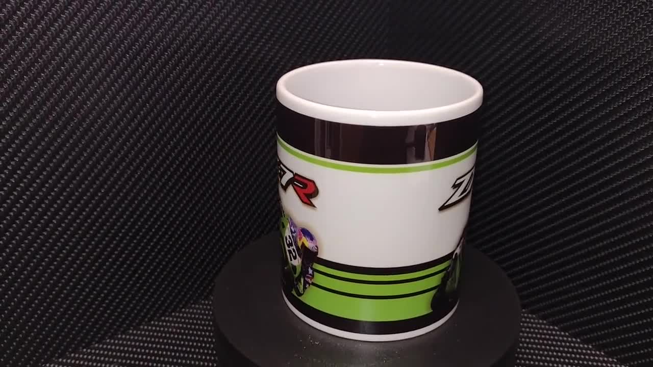 M54 Kawasaki ZX-7R inspired ceramic tea coffee mug gift 11oz