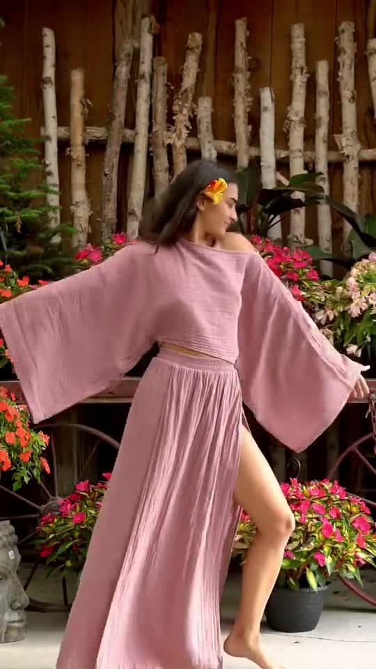 Maxi Goddess Skirt - Organic Cotton Soft Summer Skirt