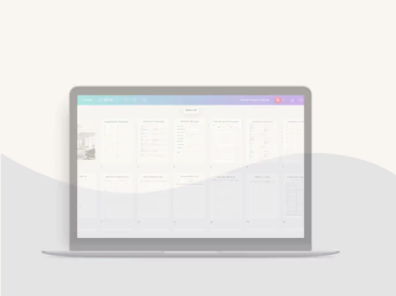 Rental property planner rental planner template vacation rental house property tracker property manager rental tracker mrr plr resell rights video poster