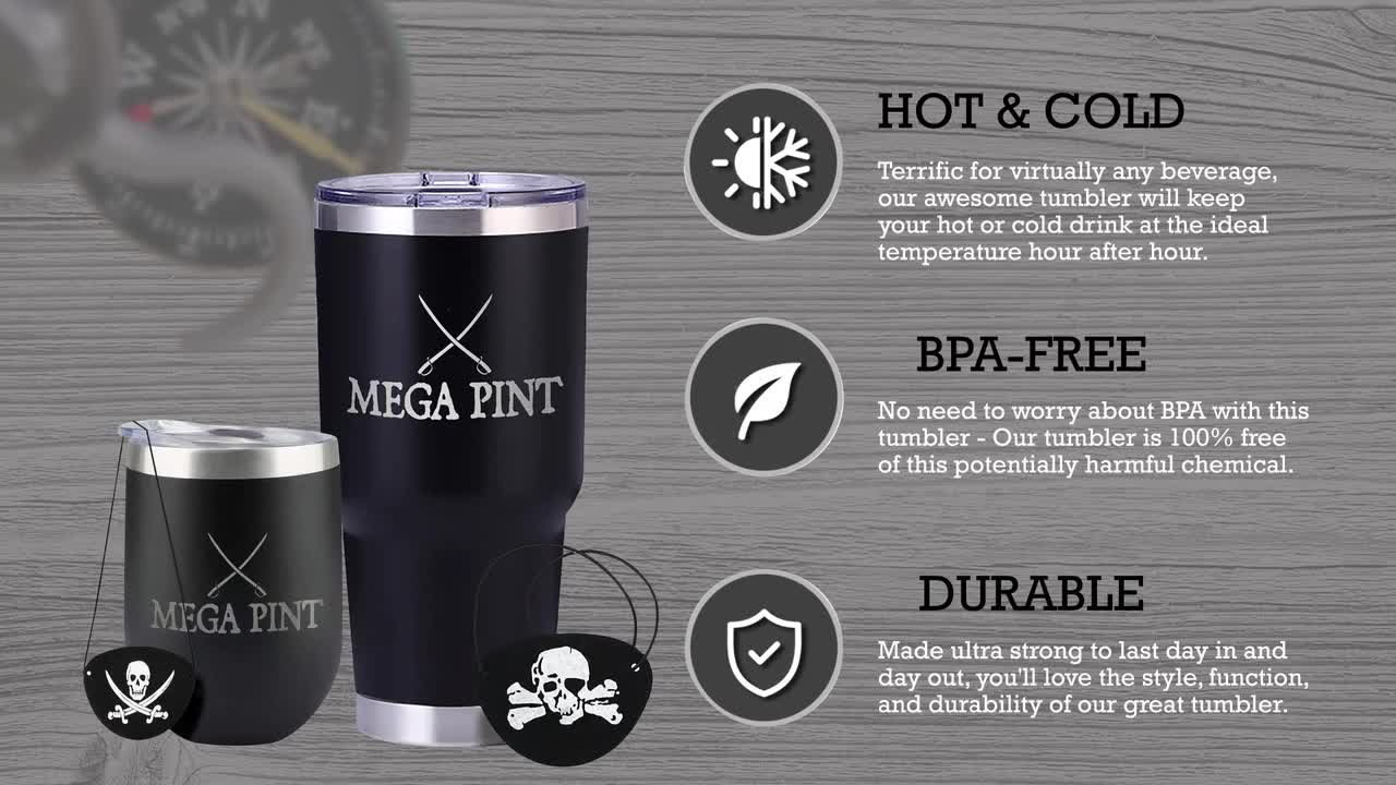 Mega Pint Wine Chiller Copper Vacuum Insulated Cup Johnny Depp Amber Heard