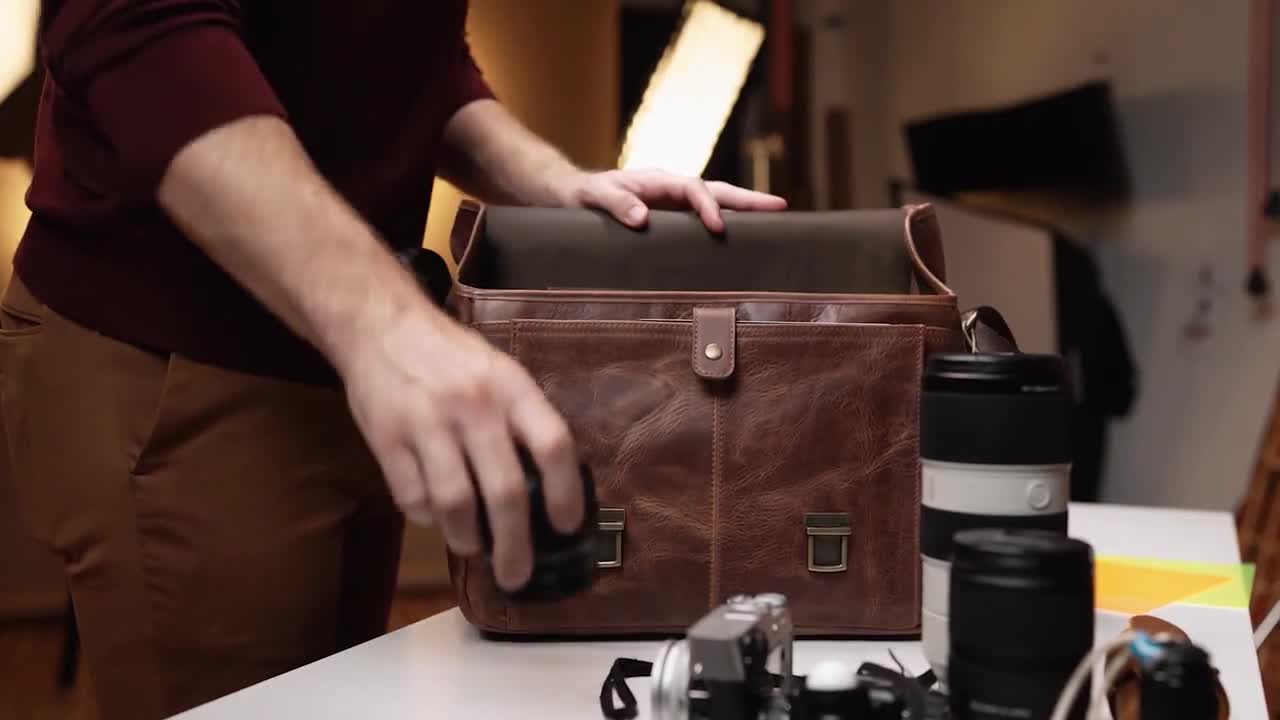 Torres Pro Leather Vintage 16 Laptop Bag Camera Bag -  Finland