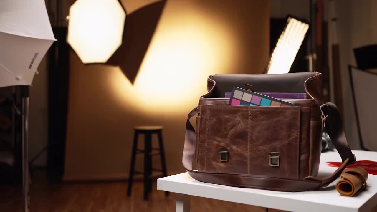 Torres Pro Leather Vintage 16 Laptop Bag Camera Bag 