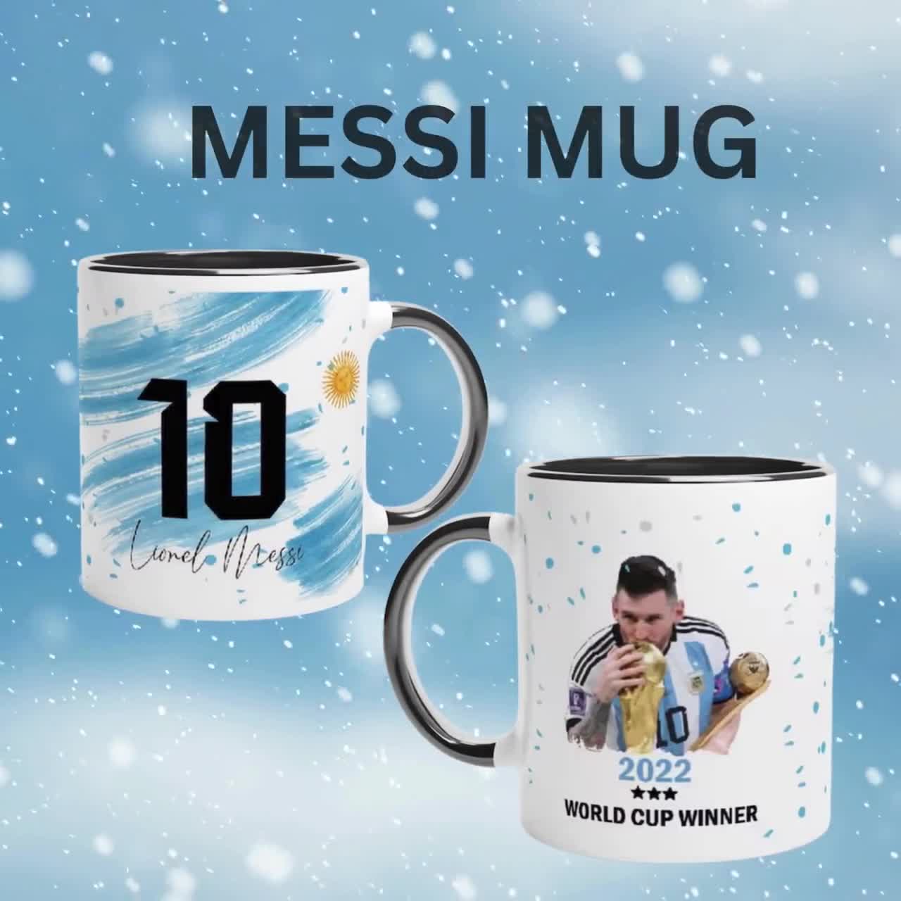 Taza mágica personalizada Messi Modelo 4