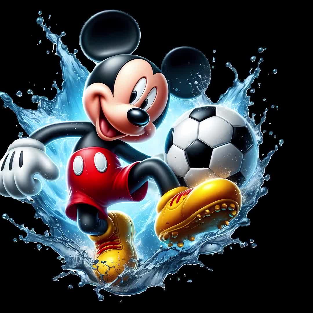 SOPH MICKEY MOUSE with FOOTBALL ミッキー SOPHNET. ソフネット Tシャツ x Disney ディズニー MICKEY MOUSE