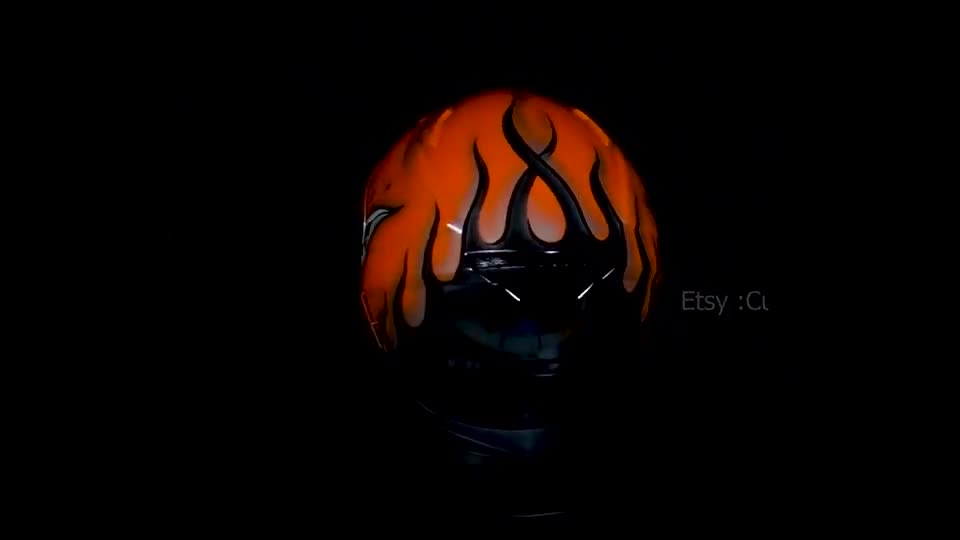 Custom helmet, Custom motorcycle helmet, Superbike helmet, Motorbike  Helmet, Bike helmet, Crash Helmet, Hand painted Orange Smiley MO94