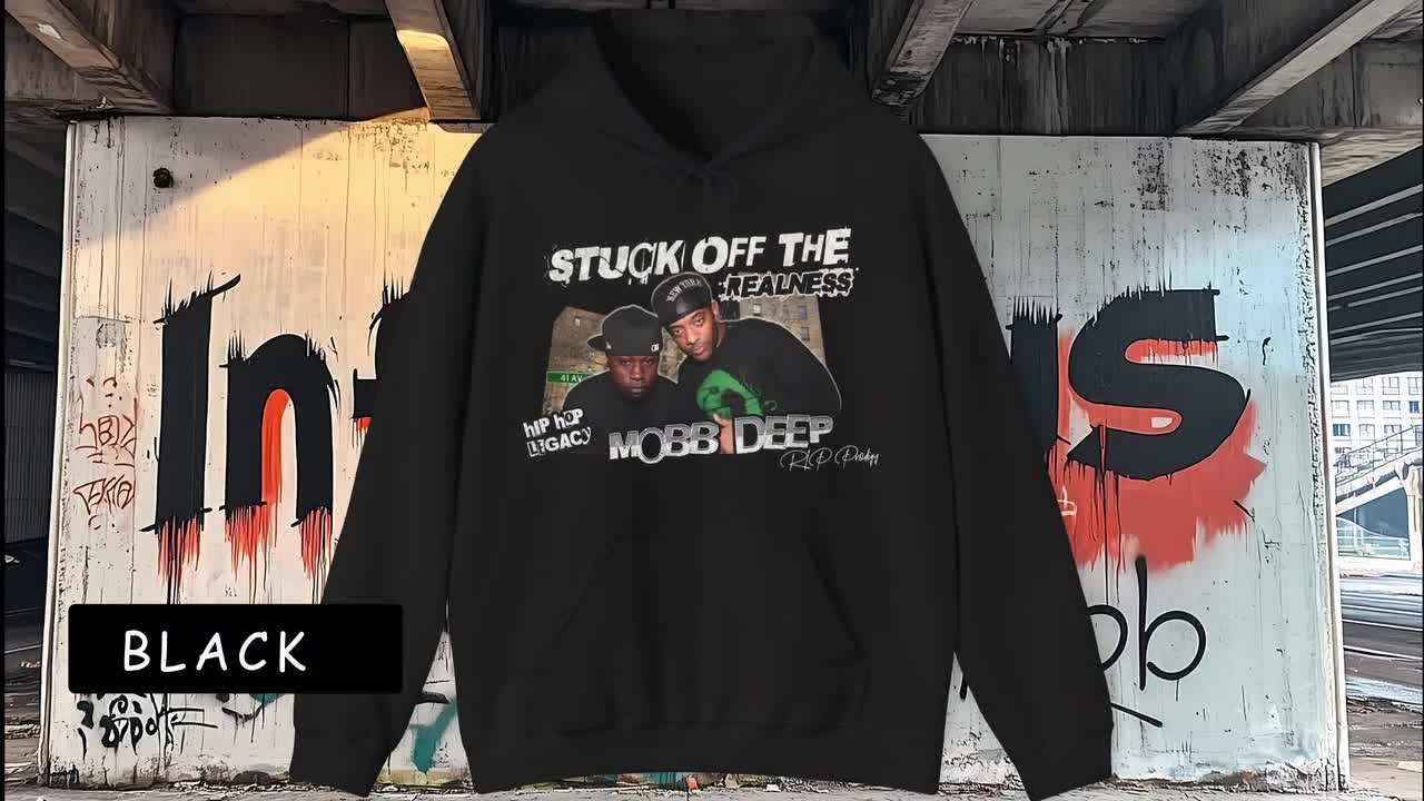 Mobb Deep Hoodie: 90s Hip Hop Rap Sweatshirt