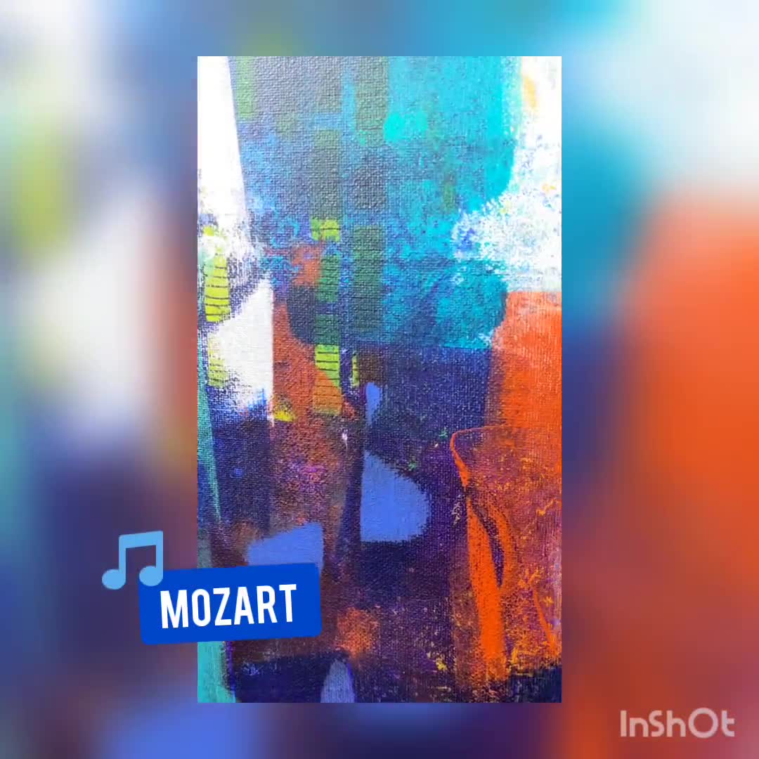 Inspiration moderne – Tableau design artistique – Mozart