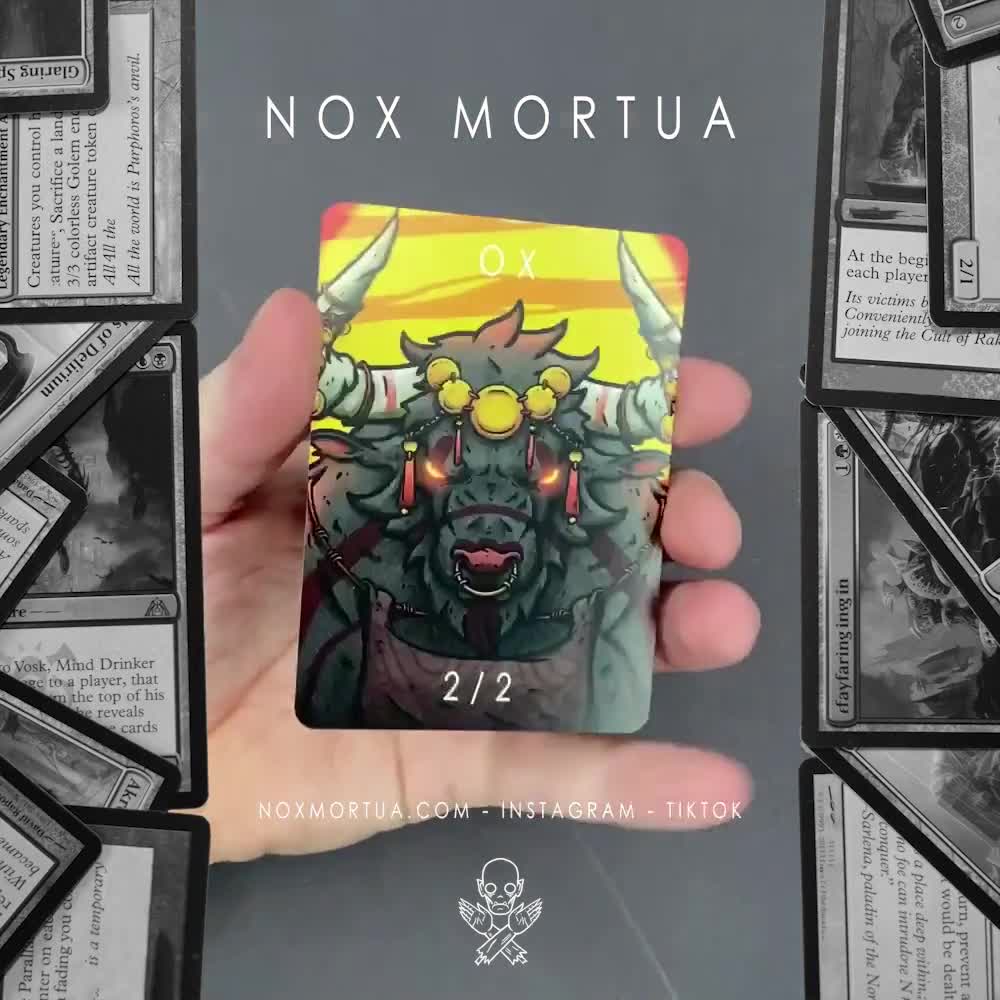 2/2 Ox Token for Magic The Gathering