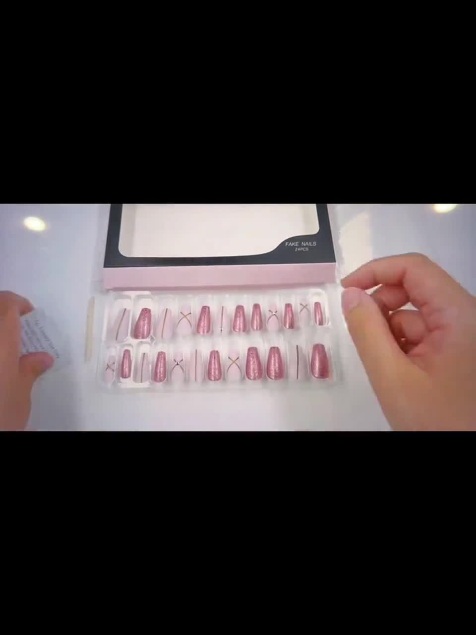 1 Bag False Nails Acrylic Press On Nails Coffin Artificial Nails Clear Tips  For Extension Manicure Quick Mold Sculpted Tools - False Nails - AliExpress