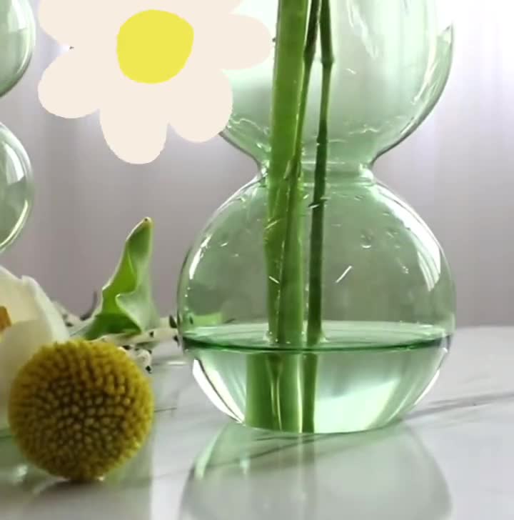 MOC Transparent Green Vase