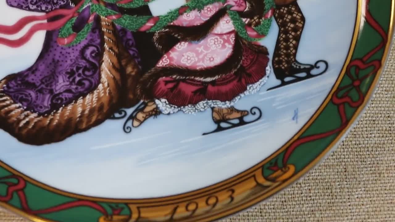 ヴィンテージ ロイヤルコペンハーゲン 磁器 クリスマス・イン