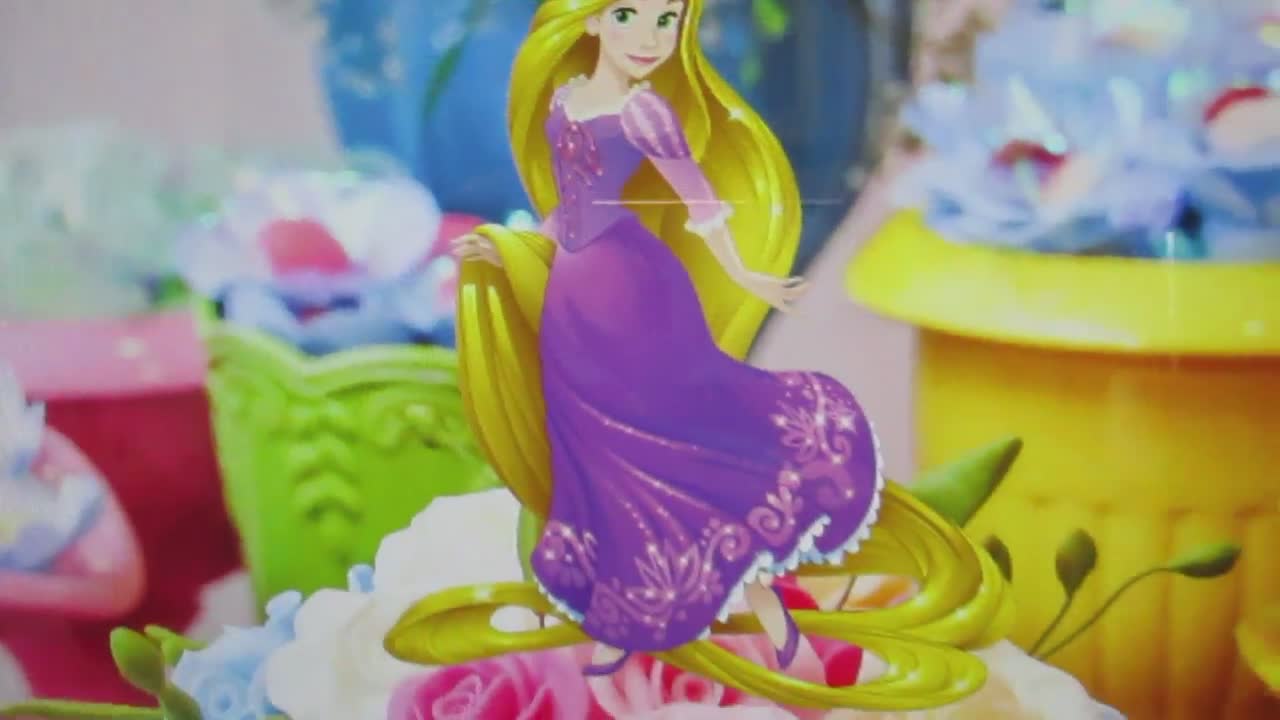 Buy Rapunzel Party Cake Topper Princess Party Cake Topper Instant Download  and Edit File at Home With Adobe Reader Online in India - Etsy