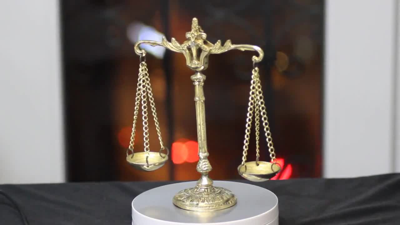 Handcrafted Bronze Finished Legal Libra Scale, Lawyer Scale of Justice on  Genuine Marble Base, Lawyer Gifts for Office, Legal Decor, Gift for Judge