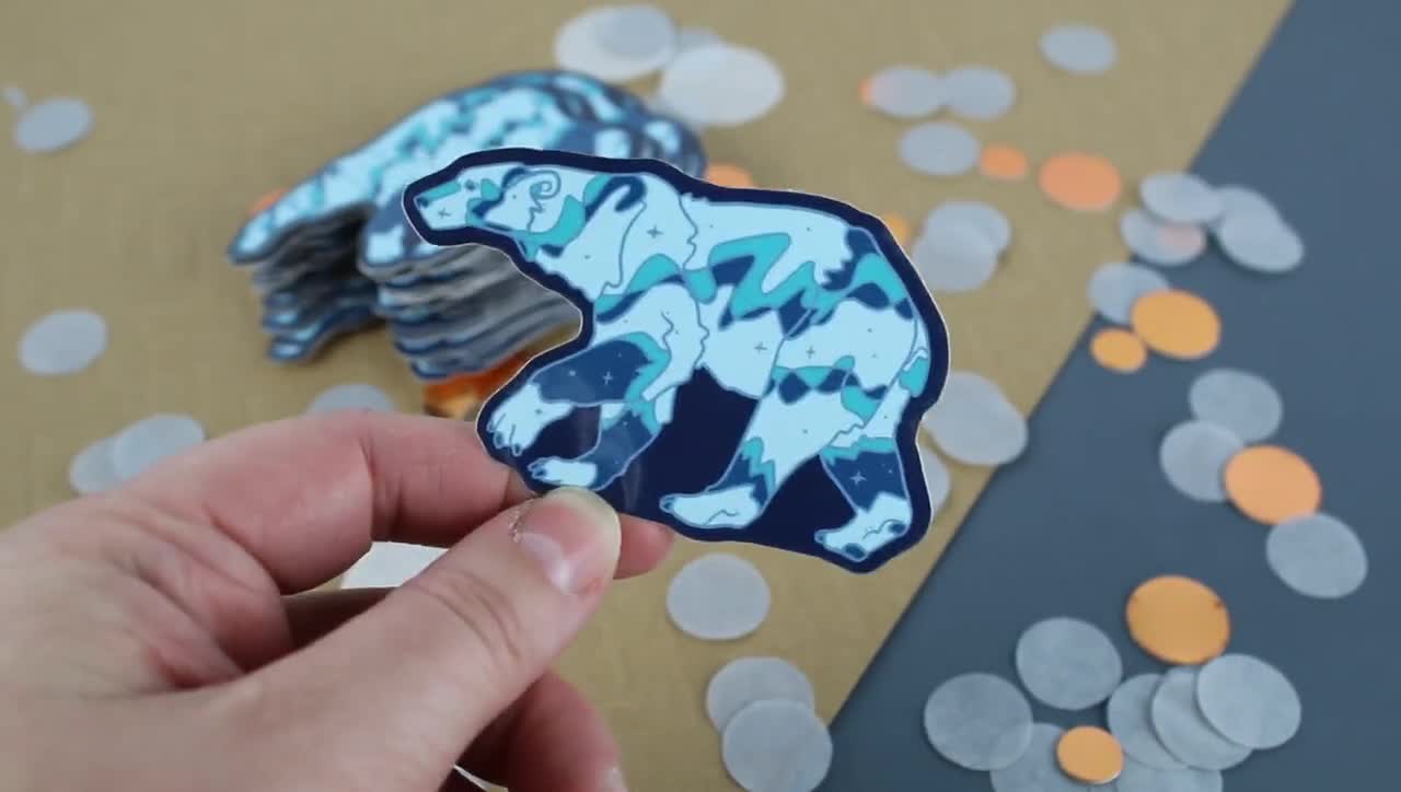 Polar Bear Vinyl Sticker video poster