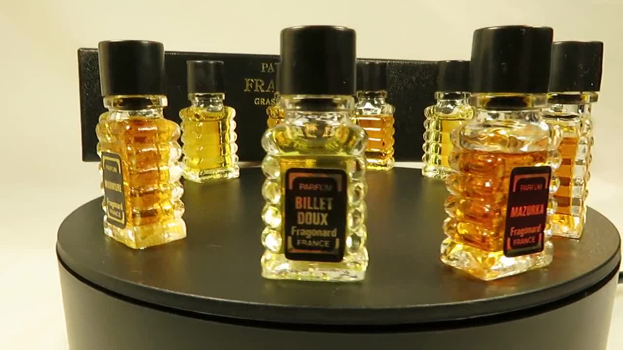 Vintage Fragonard mini parfum set - 2024 10 mini bottles