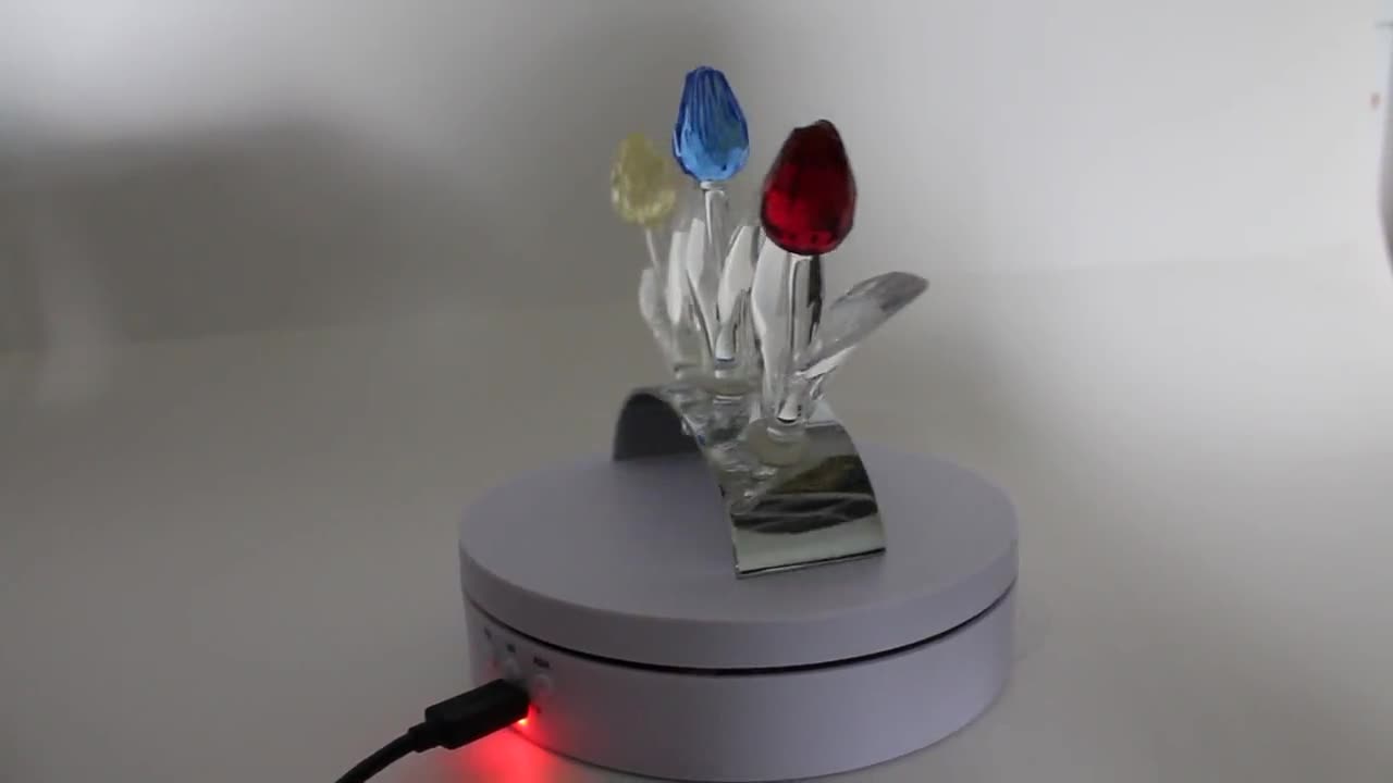 Set of 3 Swarovski Tulips With Stand - Etsy