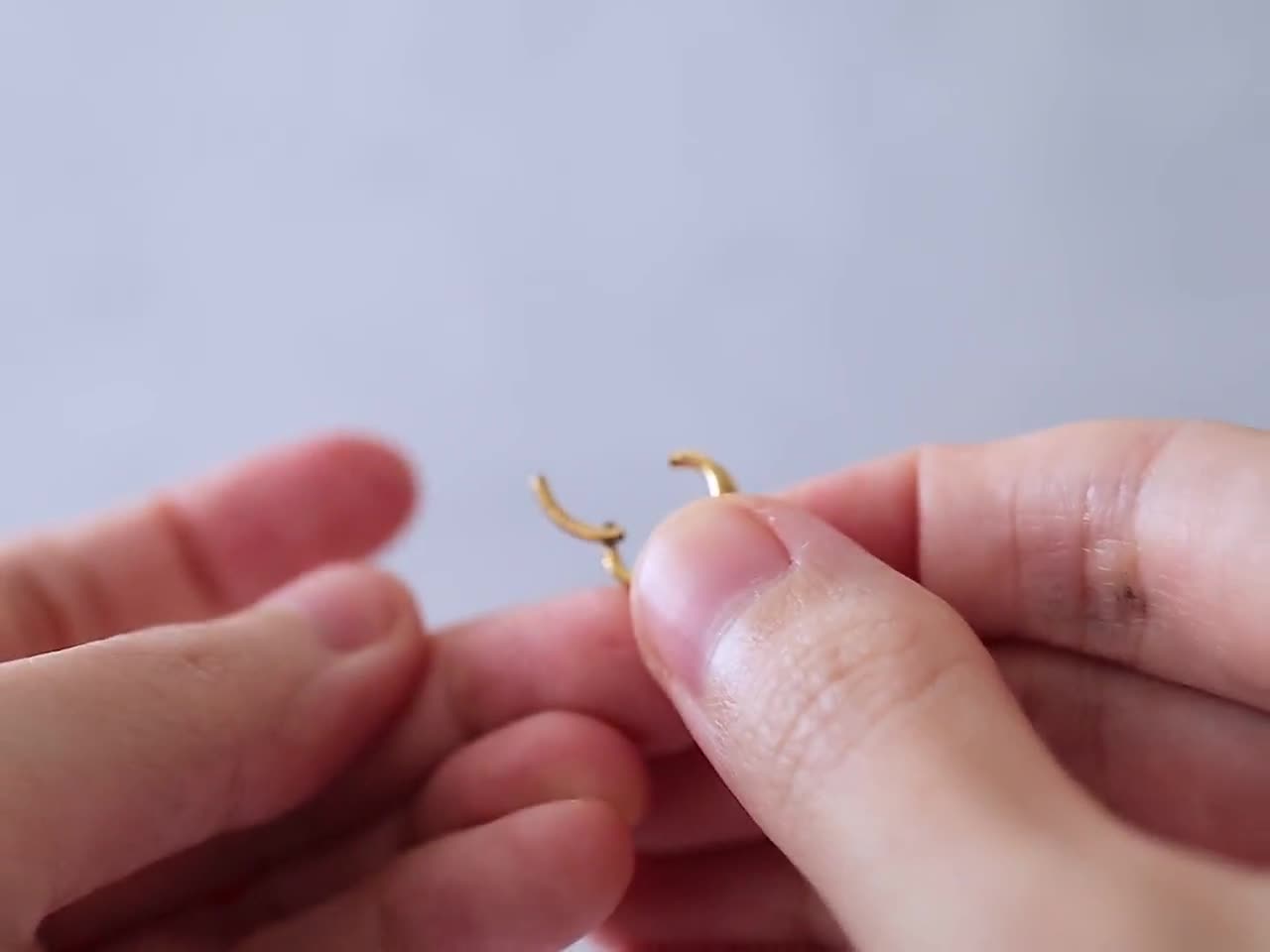 16g Clicker Triple Spike Conch Hoop, Conch Earring, Conch Ring