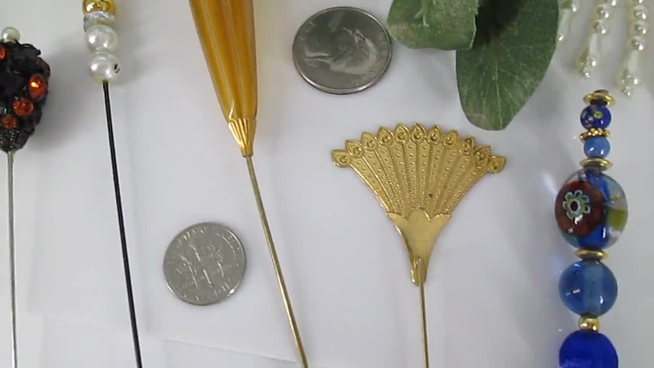 Vintage Stick Pins/hat Pins>vintage1940's & 1950's Stick Pin