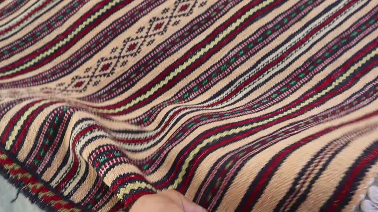 アンティークキリムラグ 3x10 アフガンキリムアンティークランナーラグ