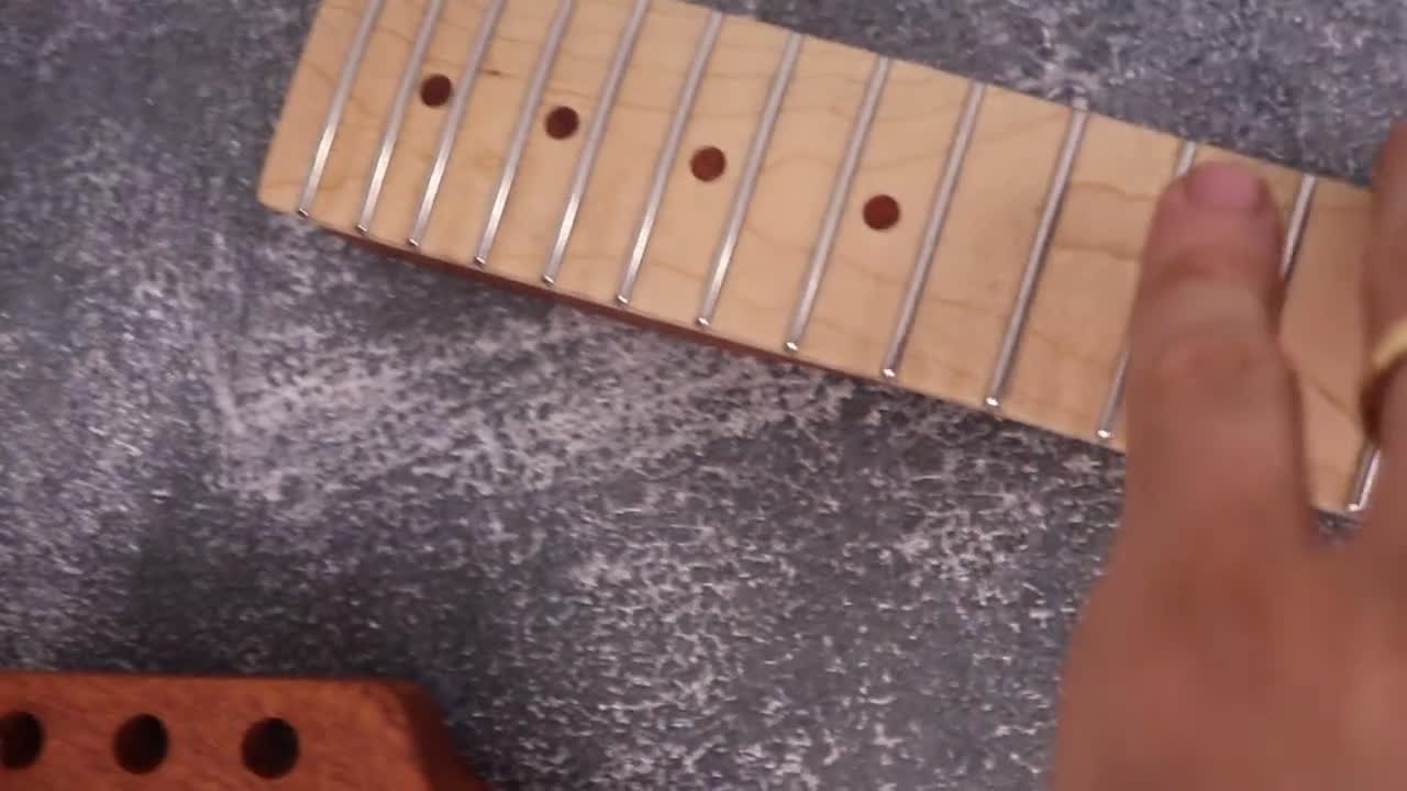 22 Frets Matt Black Electric Guitar Neck Rosewood Maple For Strat Stratocaster E