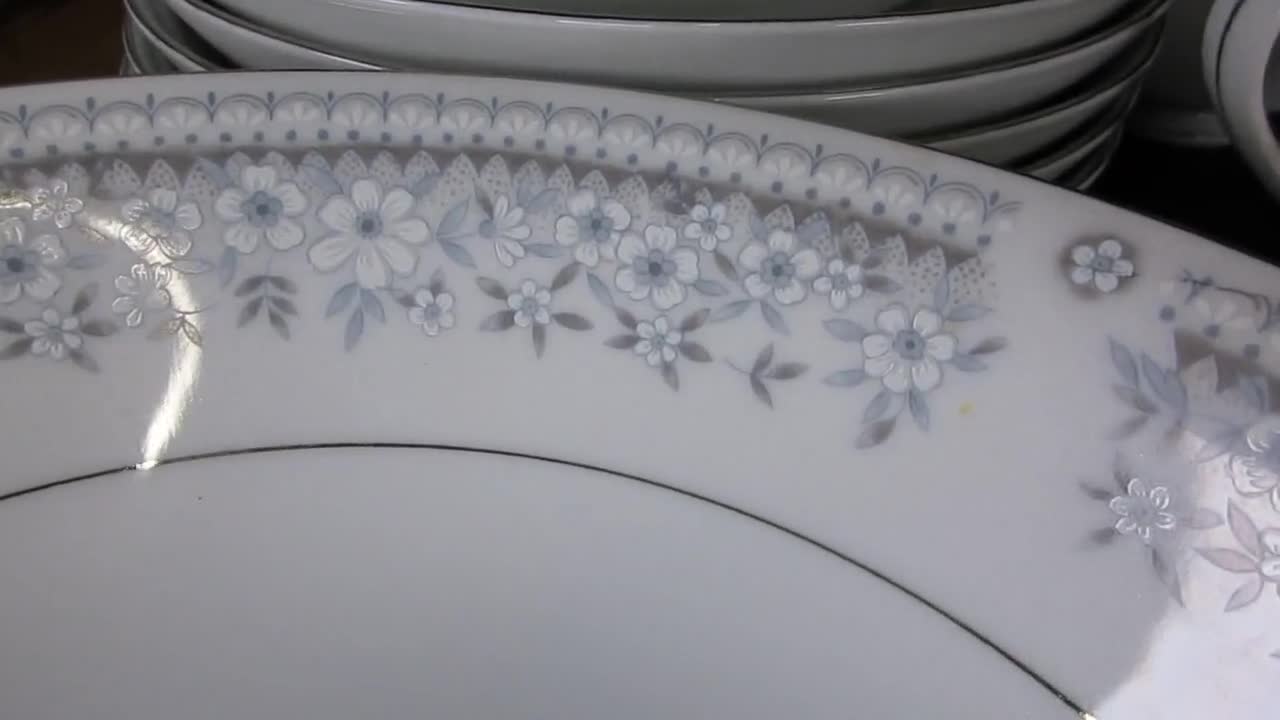 Vintage China Dinnerware Set Arcadia Fine China of Japan S/6 #5110