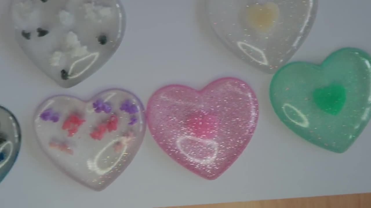 Heart Resin Phone Grip | Collapsible Holder, Stand, iPhone