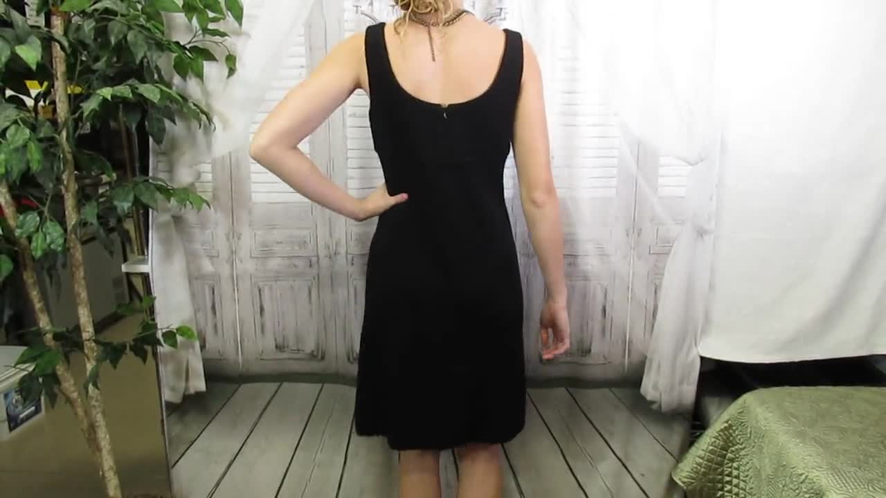 34 Bust Evening Dress, NW Nightway, One Shoulder, Long, Wide Sleeve W/  Black Sequins, Internal Bra, Sexy Side Slit & Zipper, Made in USA 