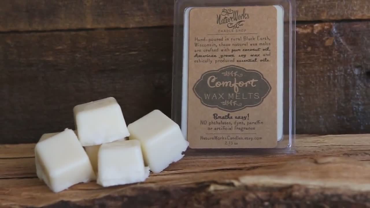 COMFORT Wax Melts Cinnamon Wax Melts Natural Wax Melts Essential Oil Wax  Melts Soy Wax Melts Healthy Candle Alternative Non Toxic 