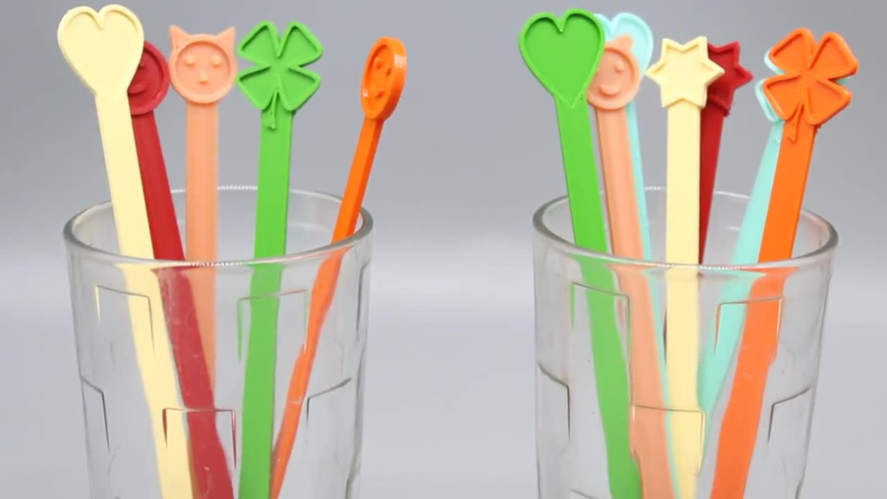 Stirring Sticks. Set of 12 Cocktail Stirring Sticks. 3D Printed