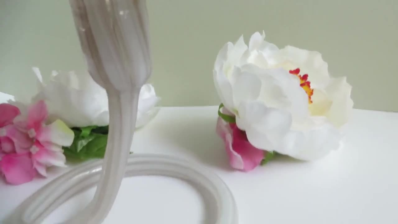 Lorea - Tige de fleur individuelle en verre de Murano