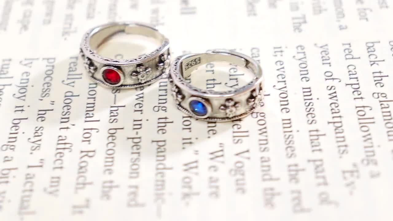 Studio Ghibli Anime Wedding Rings Matching Howl And Sophie Ring