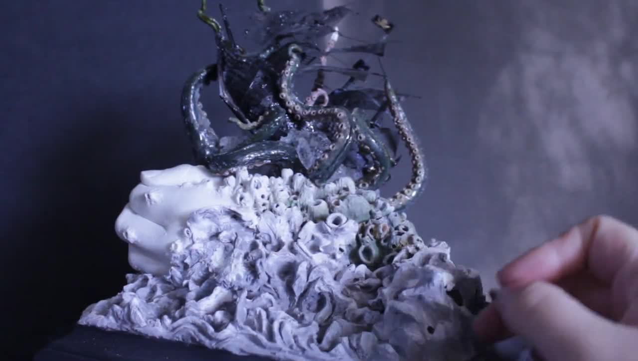 カリプソの呪い - 彫刻、クラーケン、パイレーツ・オブ・カリビアン