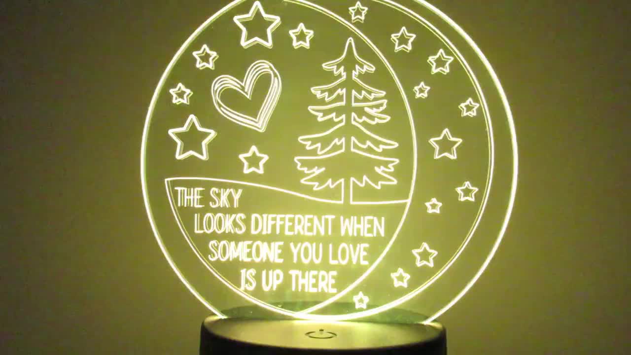 Memorial Nightlight, the Sky Looks Different When Someone