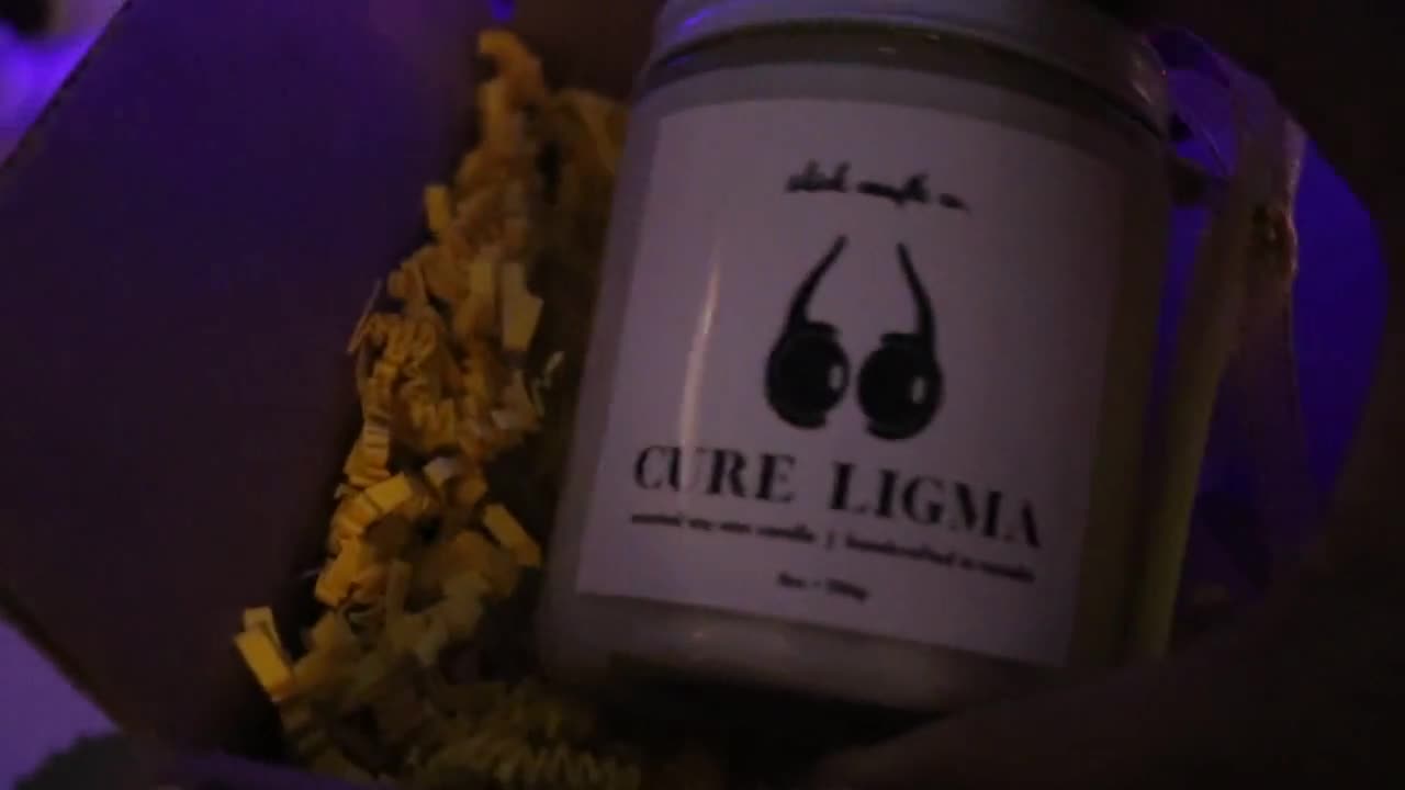 CURE LIGMA Velas de cera de soja/Velas perfumadas/Regalos de jugador/Velas  de cera de soja/Perfumadas/ Velas novedosas/Velas meme/Regalos divertidos/  Regalos para niños