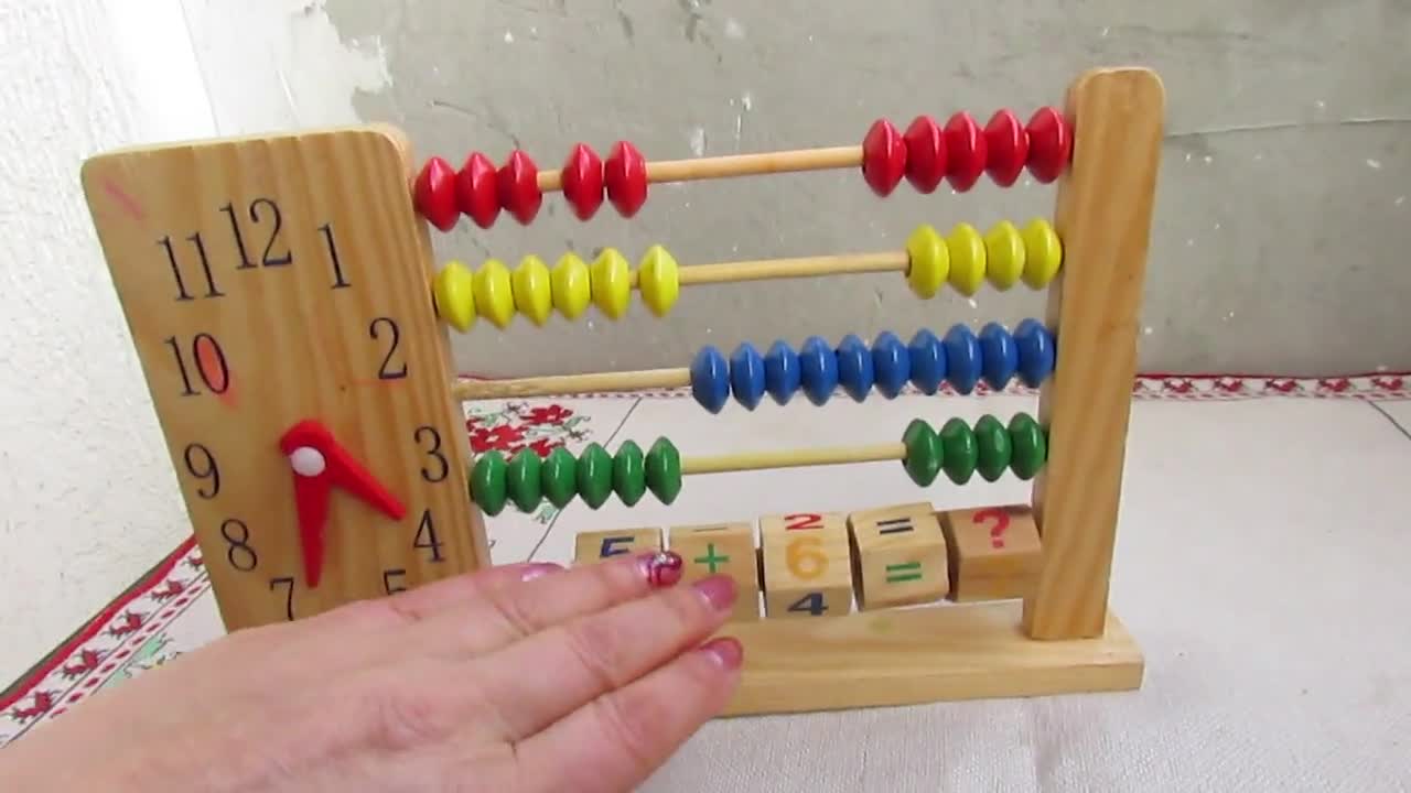 Parent-child Interaction Abacus Educational Learning Clock Toys Math Number  Learning Toy Students – parimad tooted e-poes Joom Geek