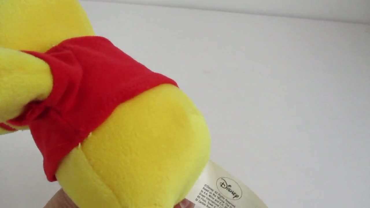Vintage Winnie the Pooh Plush Toy | Soft Stuffed Animal | Classic Disney video poster