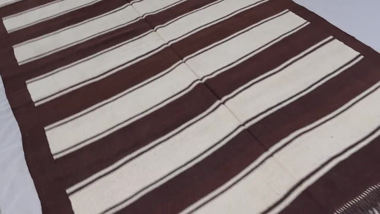 5'6 x 15 フィートのアフガニスタンキリムワイドランナーラグ