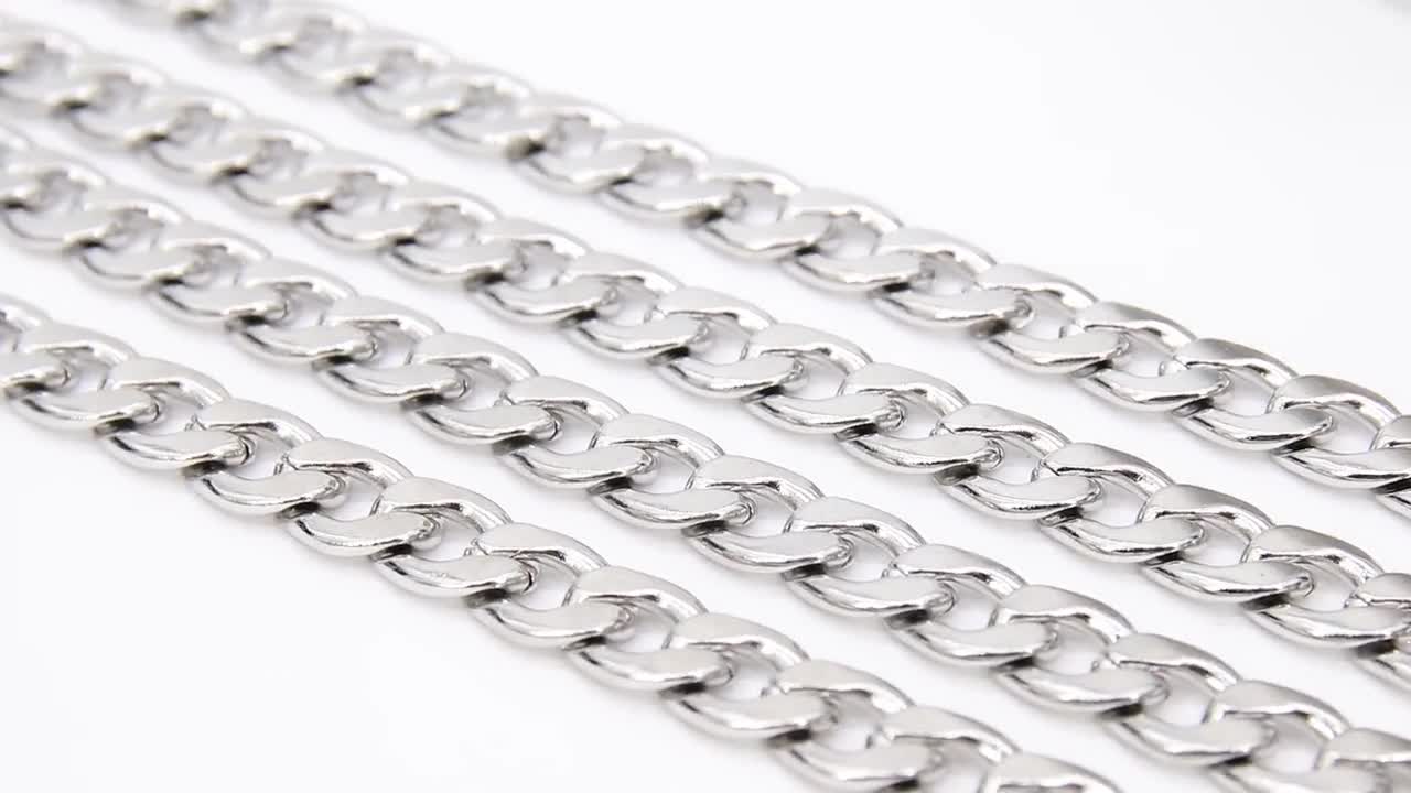 304 Stainless Steel Necklace Chain Bulk Silver Metal Charm for Pendant Bag  Charm Bracelet Charm Jewelry Making -  Norway