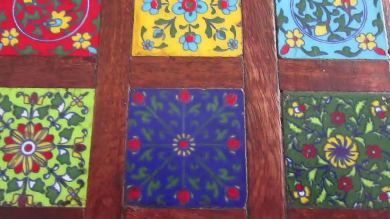 Monterey Style Vintage 49 Color Tiles, Table Top Riser - Etsy
