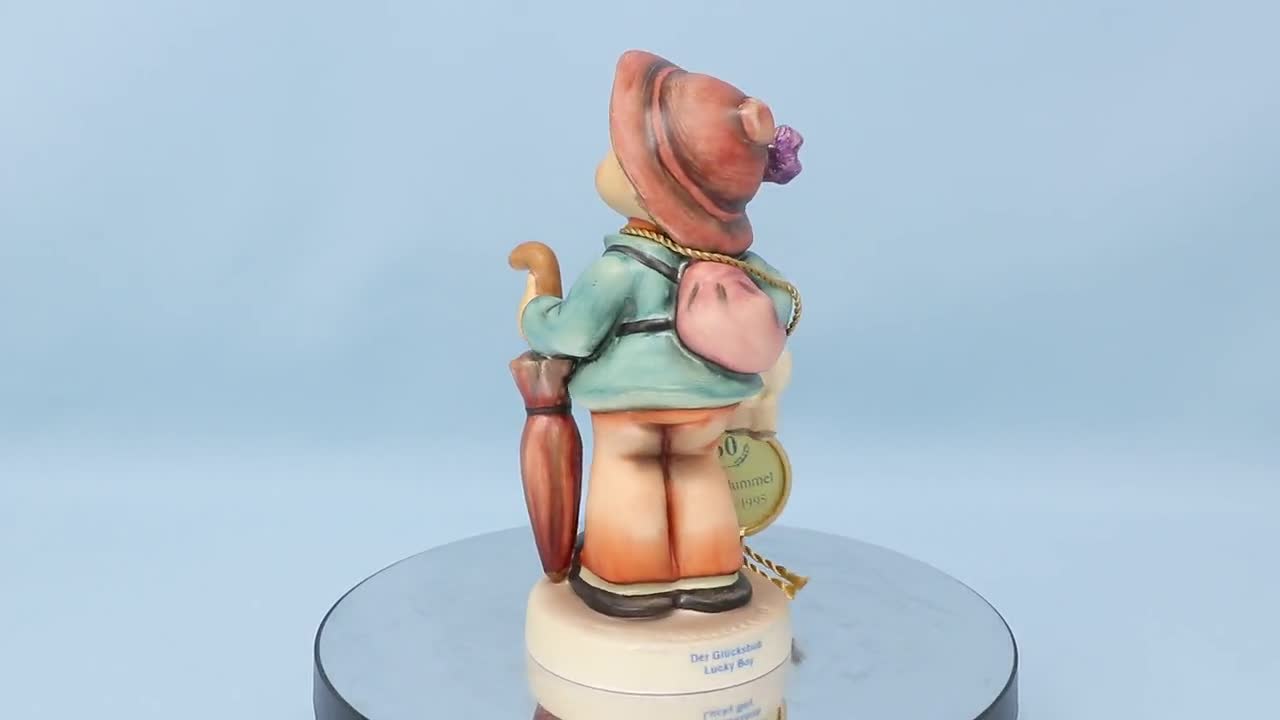 MINT 4.5 Inch Hummel Lucky Boy Figurine #335/0, TMK7, Hummel