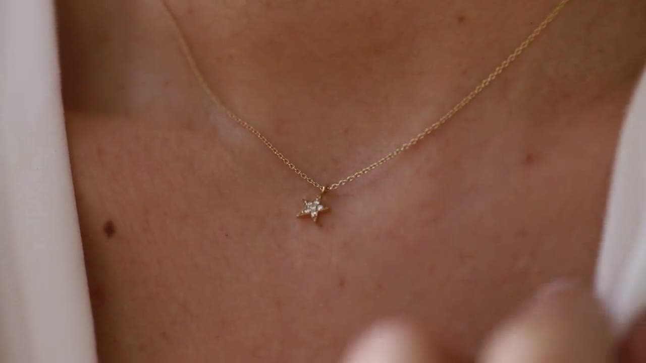 Diamond Star Necklace – Milestones by Ashleigh Bergman