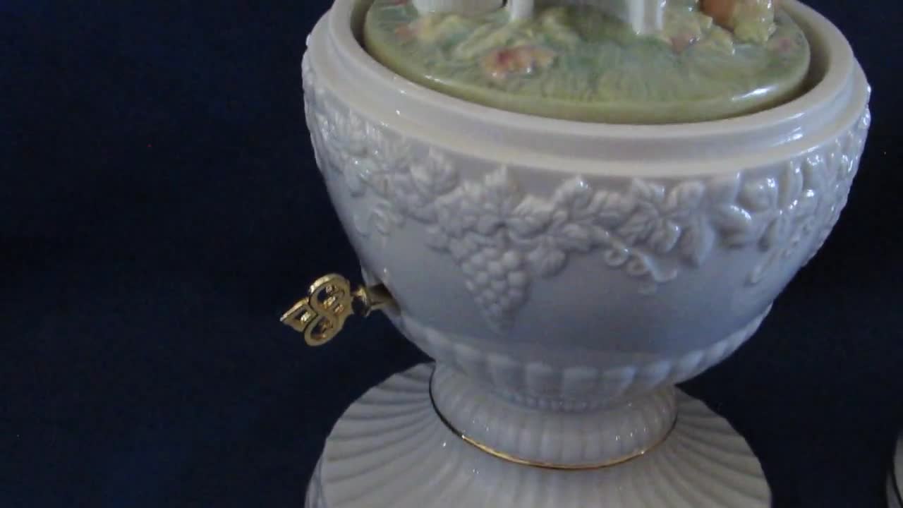 LENOX MUSICAL EGG Autumn Retired 2003 Free Shipping - Etsy